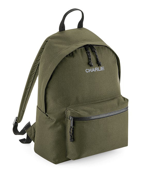 Recycled Backpack Personalised